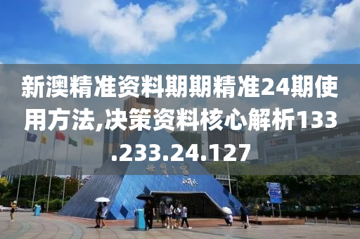 新澳精准资料期期精准24期使用方法,决策资料核心解析133.233.24.127