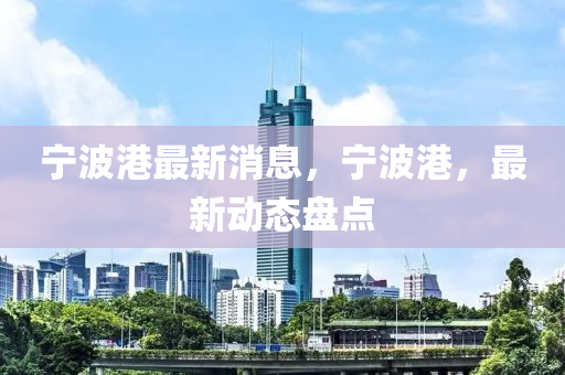 宁波港最新消息，宁波港，最新动态盘点