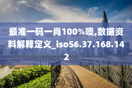 最准一码一肖100%噢,数据资料解释定义_iso56.37.168.142