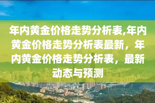 年内黄金价格走势分析表,年内黄金价格走势分析表最新，年内黄金价格走势分析表，最新动态与预测