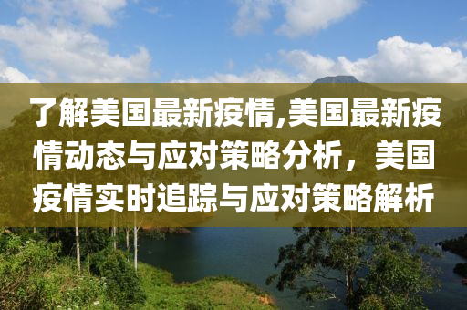 了解美国最新疫情,美国最新疫情动态与应对策略分析，美国疫情实时追踪与应对策略解析