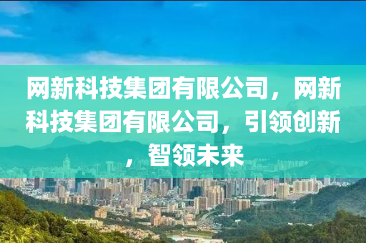 网新科技集团有限公司，网新科技集团有限公司，引领创新，智领未来